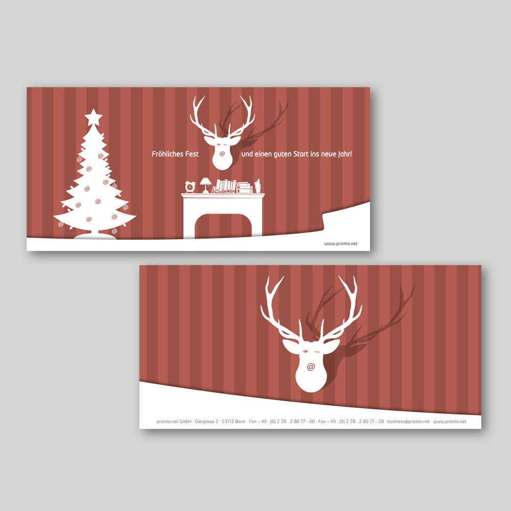 Eine Weihnachtskarte