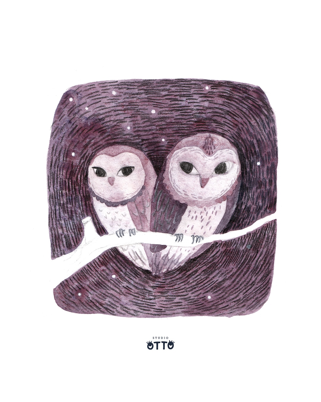 Heute mal was Monochromes, weil ich das auch immer sehr spannend finde.
.
.
.
#watercolorillustration #eule #eulen #schminckeowlmonth2025