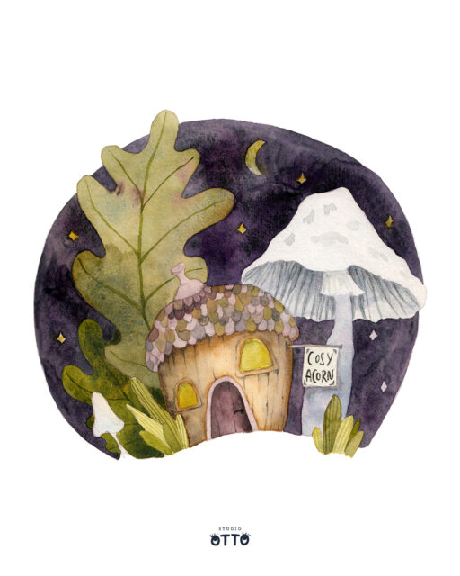 Neue Nuss für die #tinyhomeschallenge2025, diesmal mit meiner aktuellen Lieblingspalette von Aquarius Watercolors @romanszmal_latam, denn die hat so wunderschön-schrullig granulierende Herbstfarben. Wer noch mitmachen möchte schaut mal rein, es gibt noch drei weitere schöne Aufgaben!

New acorn for the #tinyhomeschallenge2025, this time with my current favourite palette from Aquarius Watercolours @romanszmal_latam, because it has such beautifully quirky, granulated autumn colours. If you'd like to join in, take a look – there are three more lovely tasks!

HOSTS:
@carolyn.hennig.hansen
@designsbyohana
@ditziie.day.dreams
@elizabeth.leyk.illustration
@ellen_ko_
@meganshumwayillustration
@megliljenquist
@micamei_illustration
@sarafandrey_illustrations

#tinyhomeschallenge  #watercolor #illustration #drawing #hahnemuehle #botanicalillustration #watercolorillustration  #cosyillustration #midcenturyillustration #drawingpromptlist #septemberartchallenge
#romanszmalaquarius #aquariuswatercolor #romanszmalart #studiootto